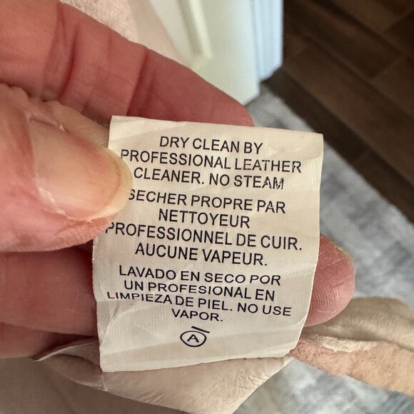 Karen Kane Suede Leather Unlined Jacket, Size Large - Picture 7 of 7